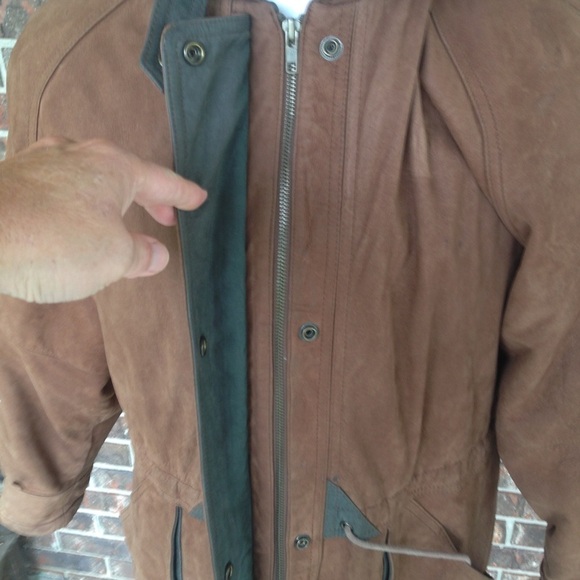 Hillary Paige Men's Leather Jacket Size Small - Picture 3 of 9